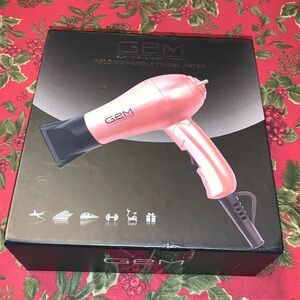 NWT Gem Mini Hair Dryer, copper.